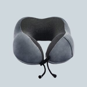 Knitted Memory Foam Neck for Airplane Sleep and Rest