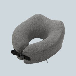 Memory foam portable pillow with memory function