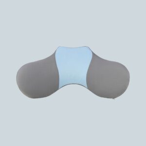 Vibrating back support massage pillow