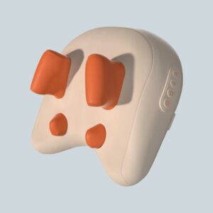 Modern heated neck shoulder waist and leg massage pillow